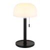 Pilzlampe Globo Norman Tischleuchte LED Schwarz, 1-flammig