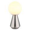 Globo Sora Tischleuchte LED Nickel-Matt, 1-flammig