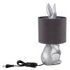 Globo Rabbit Tischleuchte Silber, 1-flammig