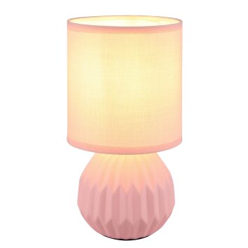 Globo Sylas Tischleuchte Pink, 1-flammig