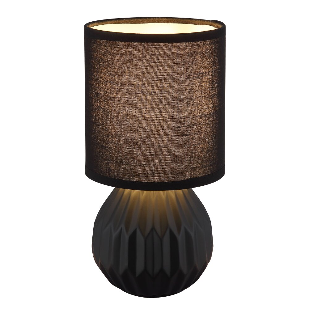 Globo Sylas Tischleuchte Schwarz, 1-flammig main product photo