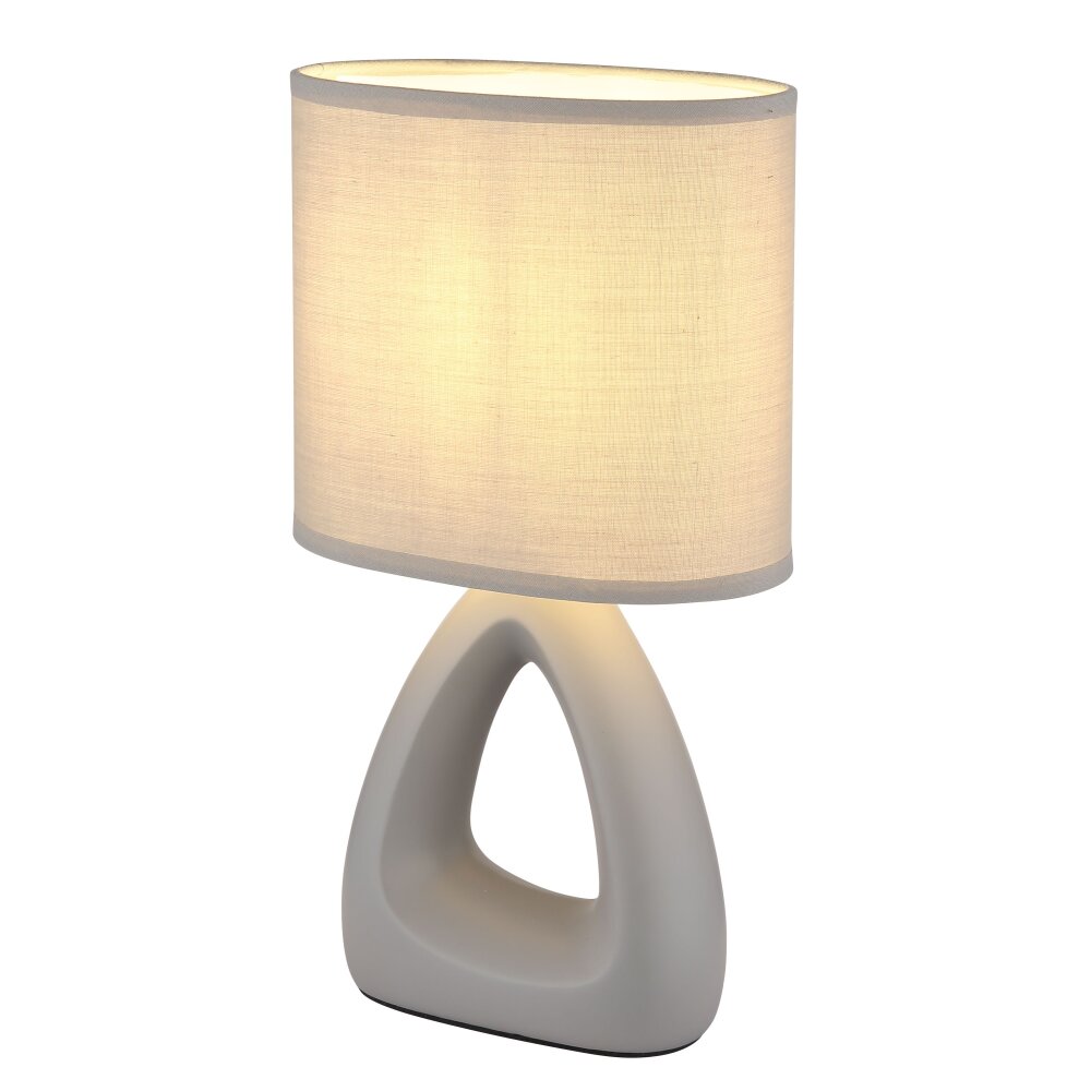 Globo Triangle Tischleuchte Grau, 1-flammig main product photo