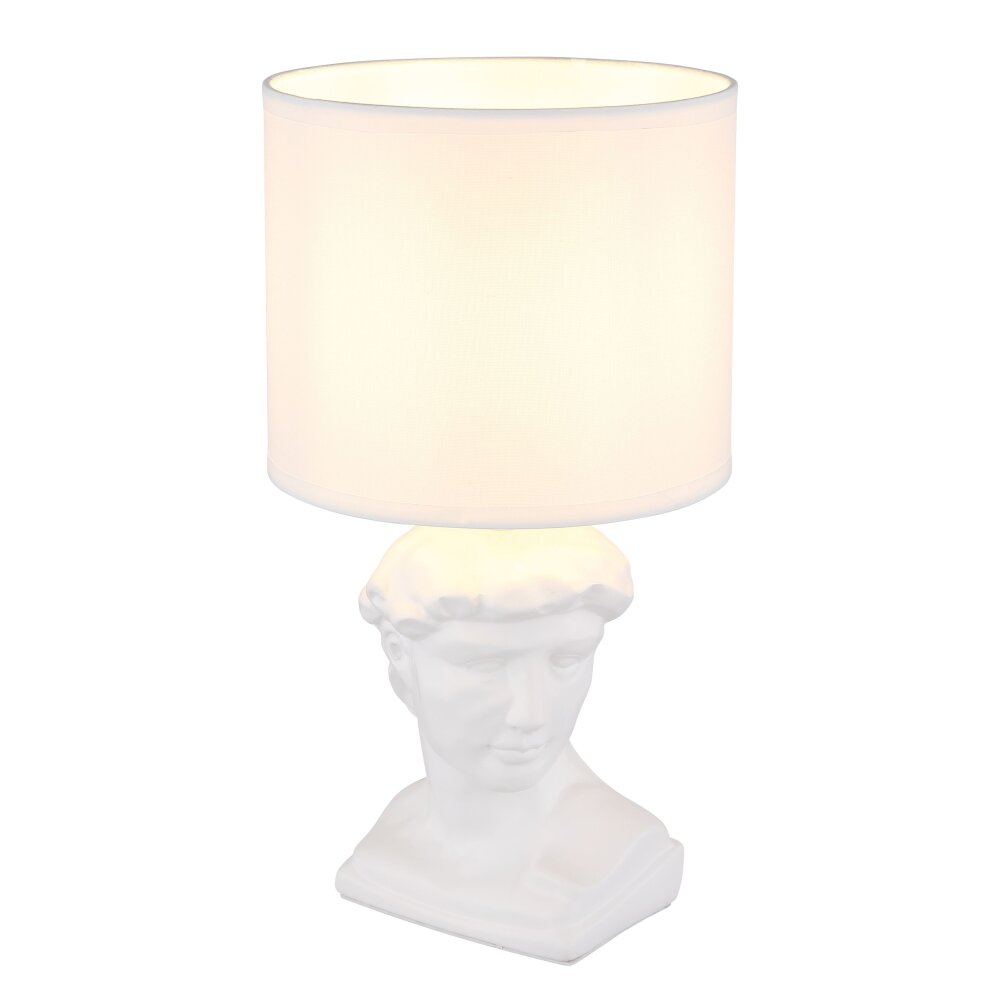Globo Hermes Tischleuchte Weiß, 1-flammig main product photo
