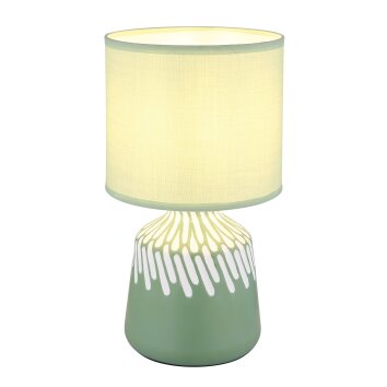 Globo 21733BG Rela Tischleuchte Grün, 1-flammig