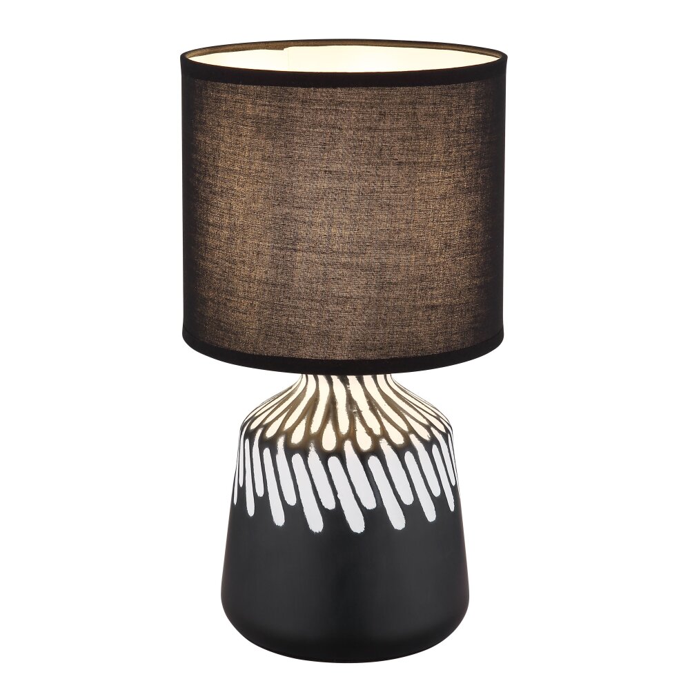 Globo Rela Tischleuchte Schwarz, 1-flammig main product photo