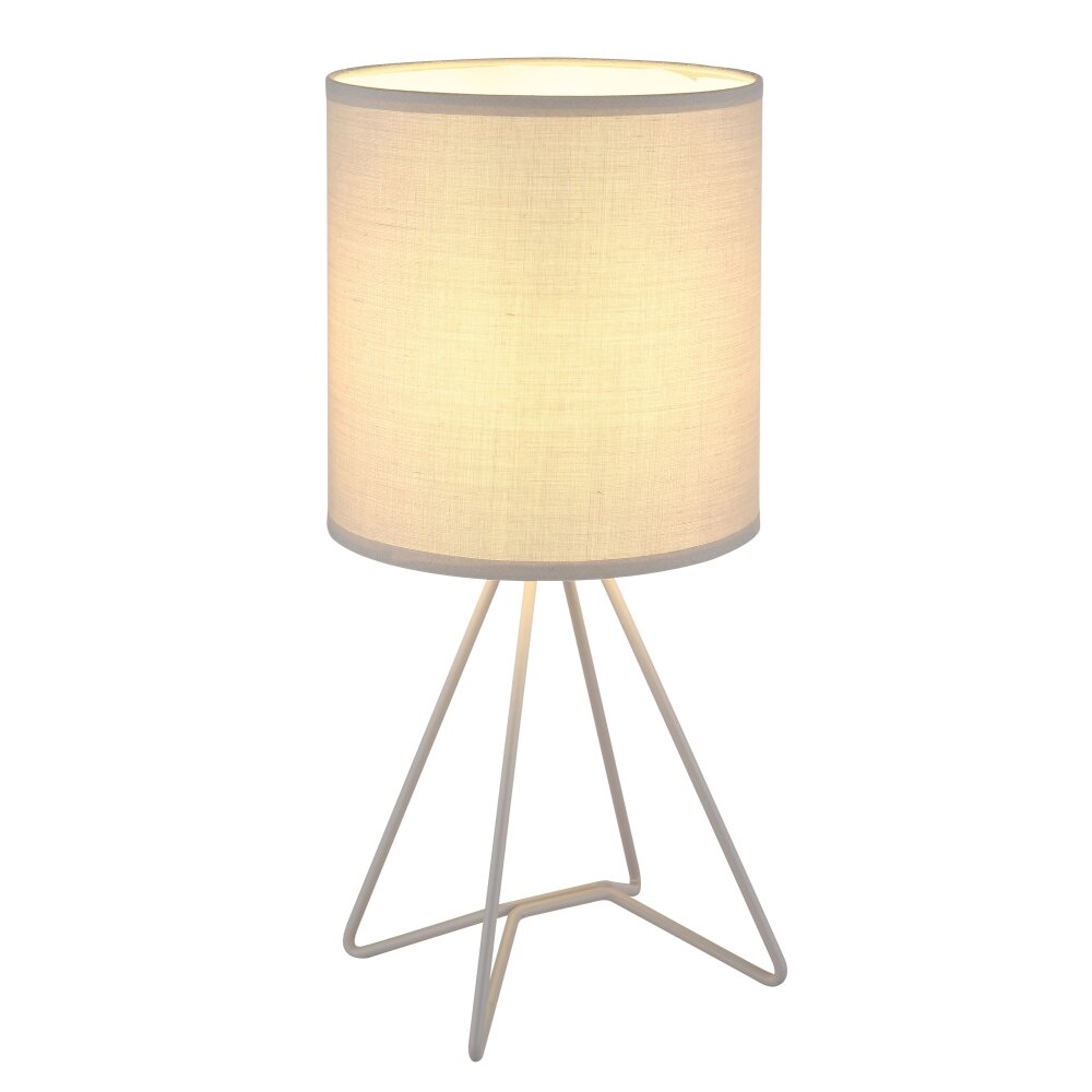 Globo Tamian Tischleuchte Grau, 1-flammig main product photo