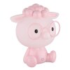 Globo Sheepy Tischleuchte LED Pink, Weiß, 1-flammig