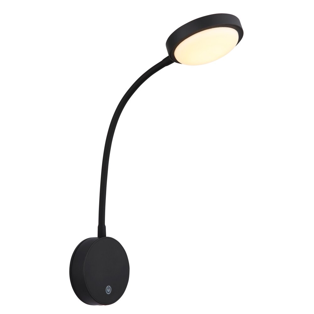Globo Pegasi Wandleuchte LED Schwarz, 1-flammig main product photo