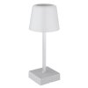 Globo Xayden Tischleuchte LED Silber, 1-flammig
