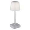 Globo Xayden Tischleuchte LED Silber, 1-flammig