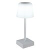 Globo Xayden Tischleuchte LED Silber, 1-flammig
