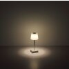 Globo Xayden Tischleuchte LED Silber, 1-flammig