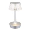 Globo Lucio Tischleuchte LED Silber, 1-flammig