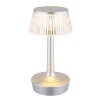 Globo Lucio Tischleuchte LED Silber, 1-flammig
