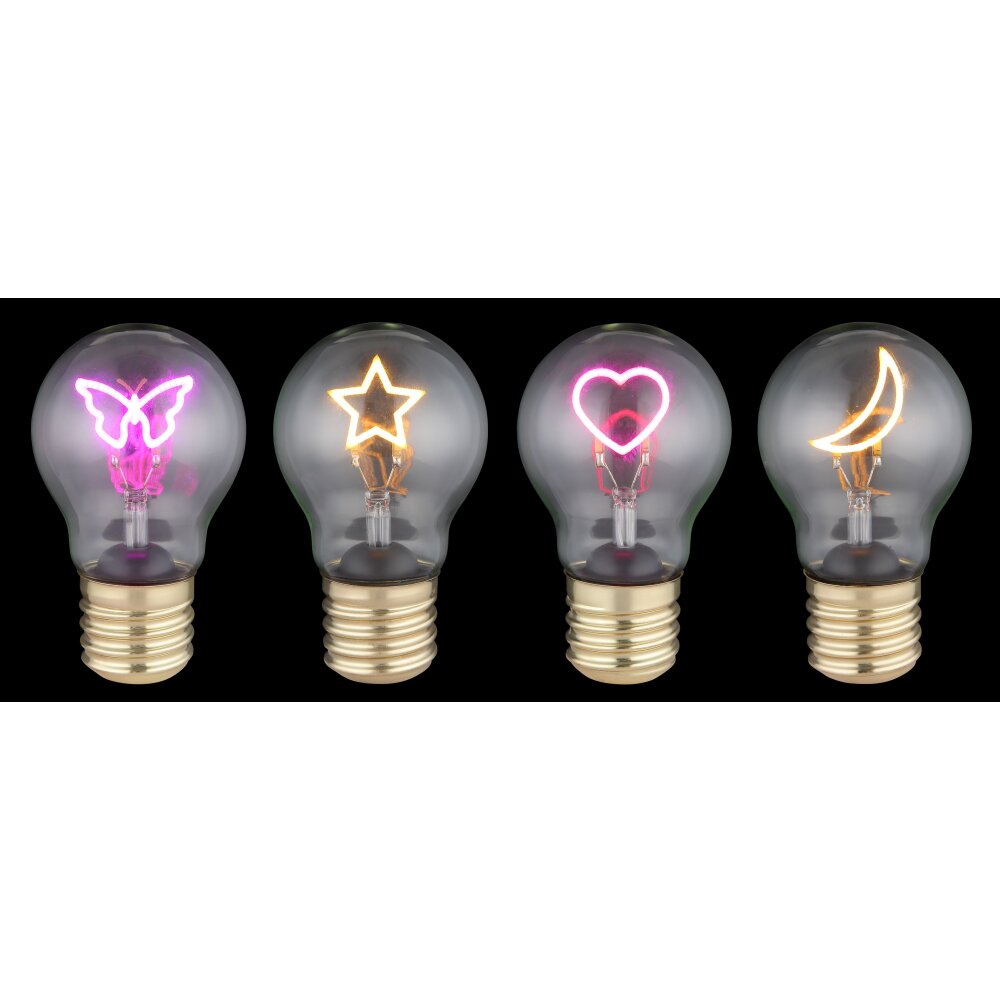 Globo Lumi Tischleuchte LED Gold, Schwarz, 1-flammig main product photo