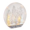 Globo Winteria Dekoleuchte LED Silber, Transparent, Klar, Weiß, 12-flammig