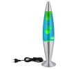 Lavalampe Globo Etna Tischleuchte LED Silber, 1-flammig