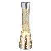 Lava-Lampe Globo Sparkle Tischleuchte LED Chrom, 1-flammig