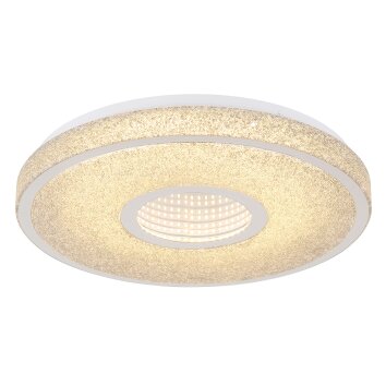 Globo Astania Deckenleuchte LED Chrom, Weiß, 1-flammig