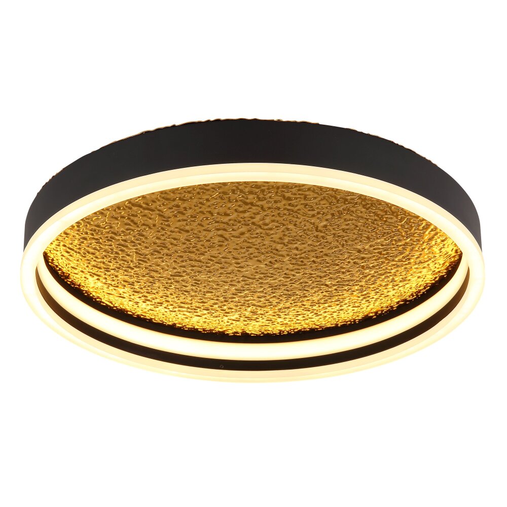 Globo Hedi Deckenleuchte LED Gold, Schwarz, 1-flammig main product photo
