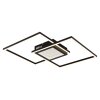 Globo Saunders Deckenleuchte LED Schwarz, 1-flammig, Fernbedienung