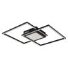 Globo Saunders Deckenleuchte LED Schwarz, 1-flammig, Fernbedienung