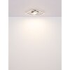 Globo Saunders Deckenleuchte LED Schwarz, 1-flammig, Fernbedienung