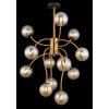 Globo Riha Deckenleuchte Gold, Messing, 12-flammig