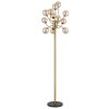 Globo Riha Stehleuchte Gold, Messing, 12-flammig