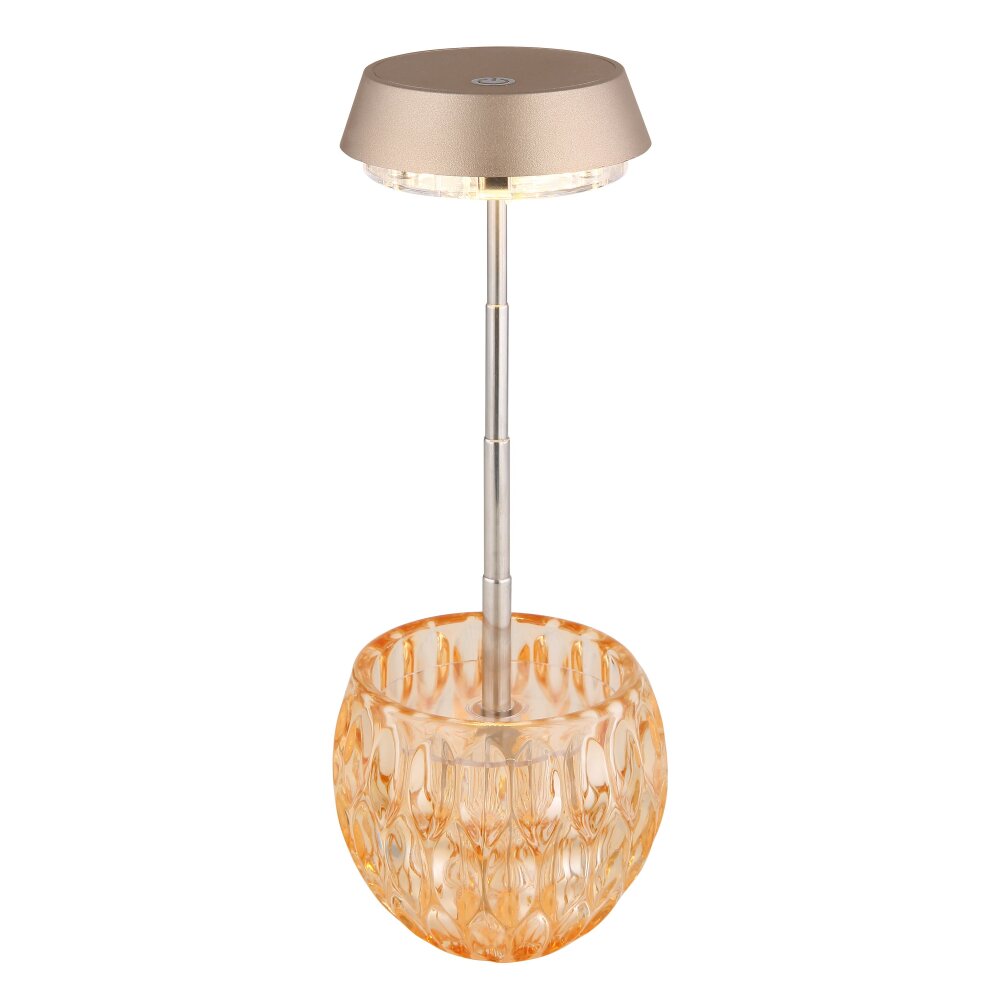 Globo Wanda Tischleuchte LED Bernsteinfarben, 1-flammig main product photo