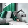 Globo Andra Tischleuchte LED Chrom, Schwarz, 1-flammig