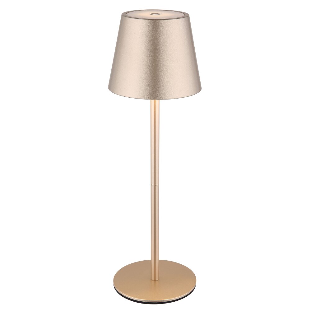 Globo Vannie I Tischleuchte LED Champagner, 1-flammig main product photo