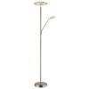 Globo Stanford Deckenleuchte LED Nickel-Matt, 1-flammig