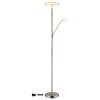 Globo Stanford Deckenleuchte LED Nickel-Matt, 1-flammig
