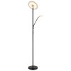 Globo Stanford Deckenleuchte LED Schwarz, 1-flammig