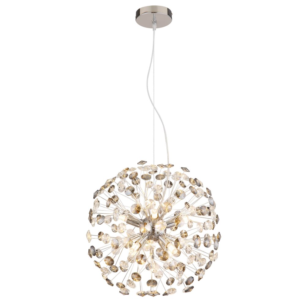 Globo Katrina Kronleuchter Chrom, 8-flammig main product photo