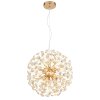 Globo Katrina Kronleuchter Gold, 8-flammig