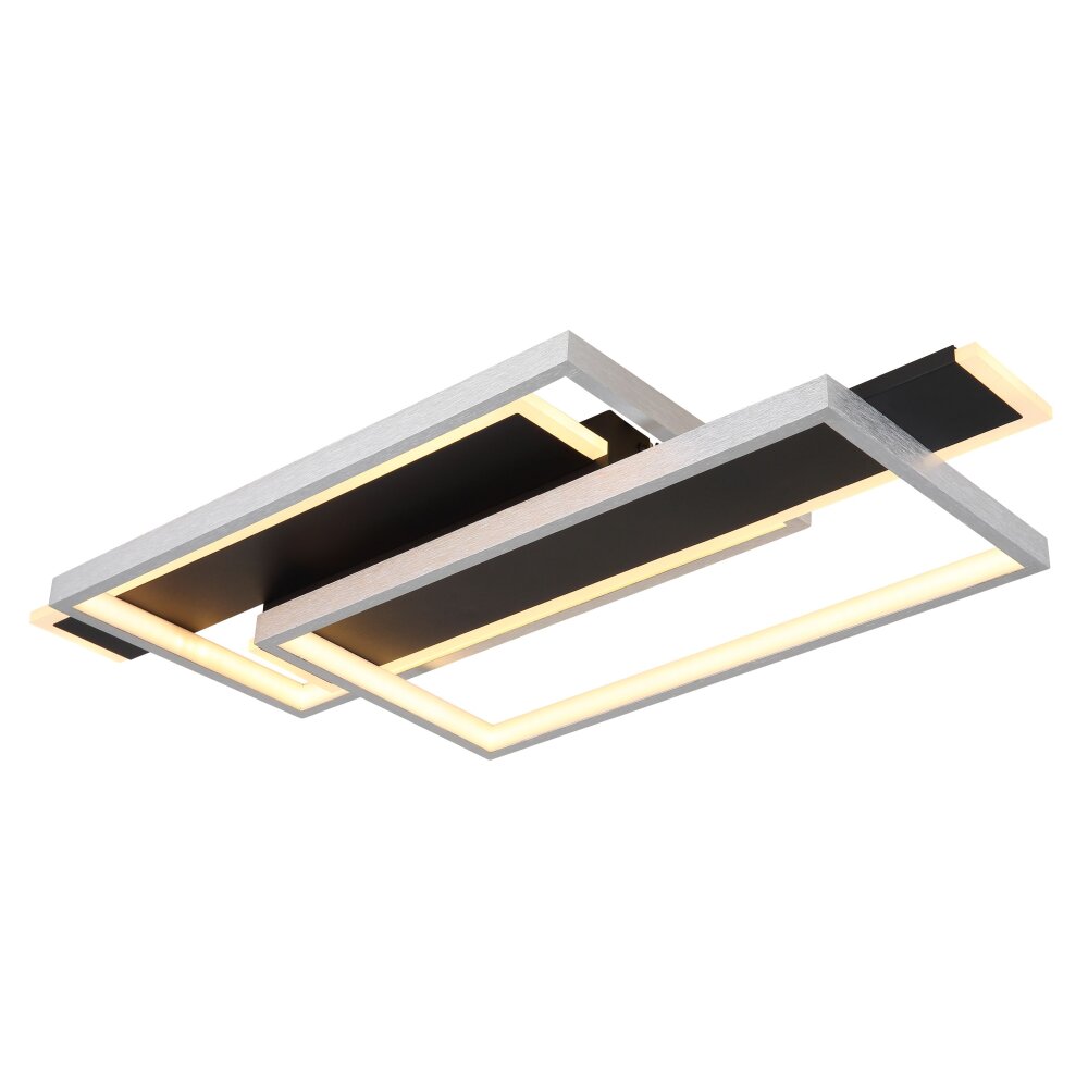 Globo Finnley Deckenleuchte LED Schwarz, 1-flammig main product photo