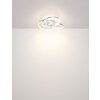 Globo Tris Deckenleuchte LED Anthrazit, 1-flammig, Fernbedienung