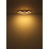 Globo Obrien Deckenleuchte LED Naturfarben, Schwarz, 1-flammig