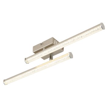Globo Kirina Deckenleuchte LED Nickel-Matt, 1-flammig