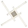 Globo Kirina Deckenleuchte LED Nickel-Matt, 1-flammig