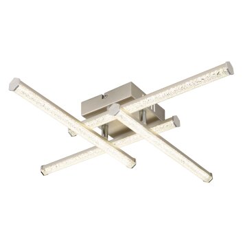Globo Kirina Deckenleuchte LED Nickel-Matt, 1-flammig