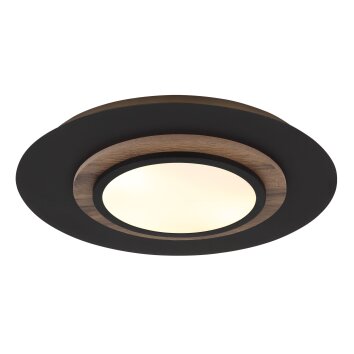 Globo Kory Deckenleuchte LED Schwarz, 1-flammig