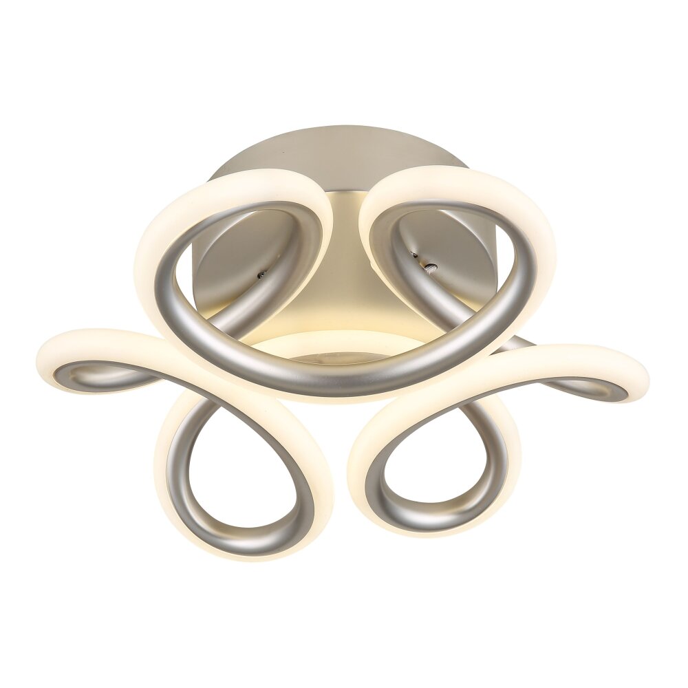 Globo Melisand Deckenleuchte LED Silber, 1-flammig main product photo