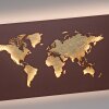 Paul Neuhaus MAP Wandleuchte LED Gold, Rostfarben, 1-flammig