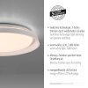 Leuchten Direkt SATI Deckenleuchte LED Weiß, 1-flammig