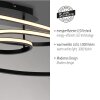 Leuchten Direkt LUMACA Deckenleuchte LED Schwarz, 1-flammig