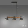 Leuchten Direkt CUP 2.0 Pendelleuchte LED Braun, Schwarz, 3-flammig