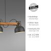 Leuchten Direkt CUP 2.0 Pendelleuchte LED Braun, Schwarz, 3-flammig
